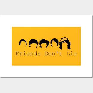 Stranger Things Friends dont lie Posters and Art